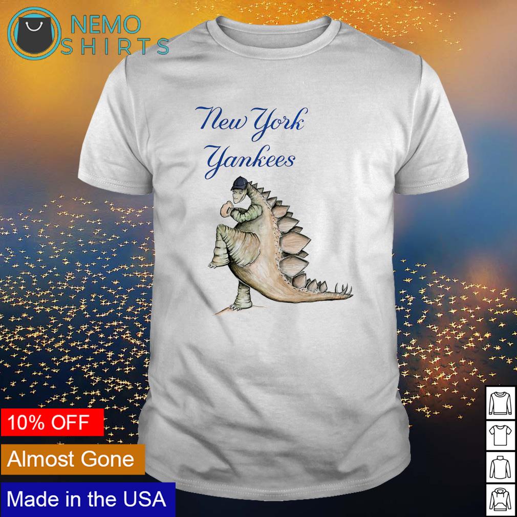 New York Yankees Godzilla throw a baseball - Adult & Kids T-Shirts, Sweatshirts & Hoodies apparel design preview 1