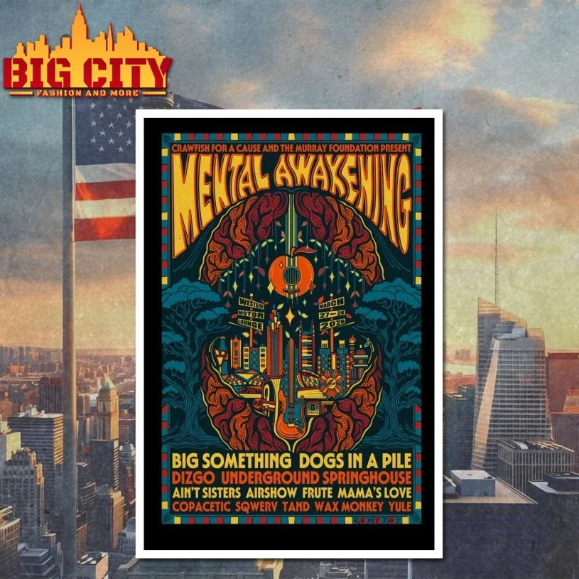 Mental Awakening Fest Atlanta GA Mar 27-28 2026 Event - Adult & Kids T-Shirts, Sweatshirts & Hoodies apparel design preview 4