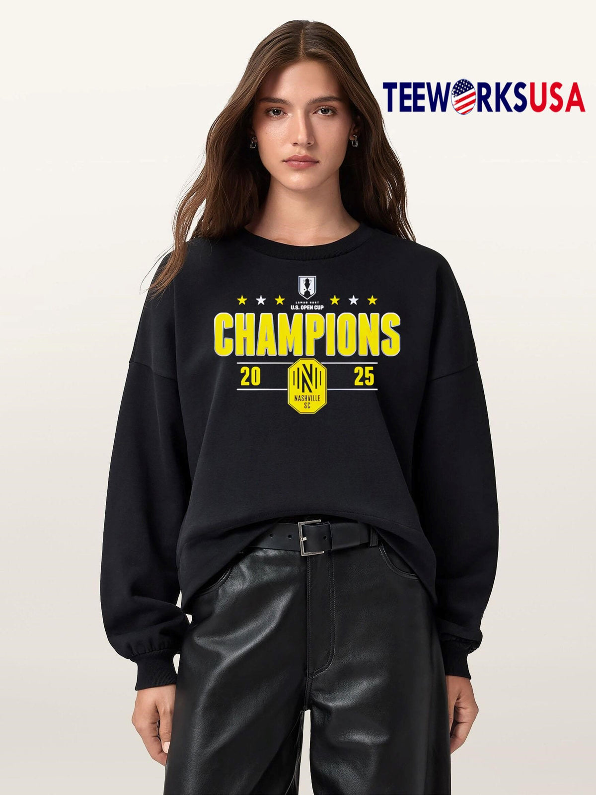 Nashville SC 2025 Lamar Hunt U.S. Open Cup Champions - Adult & Kids T-Shirts, Sweatshirts & Hoodies apparel design preview 5