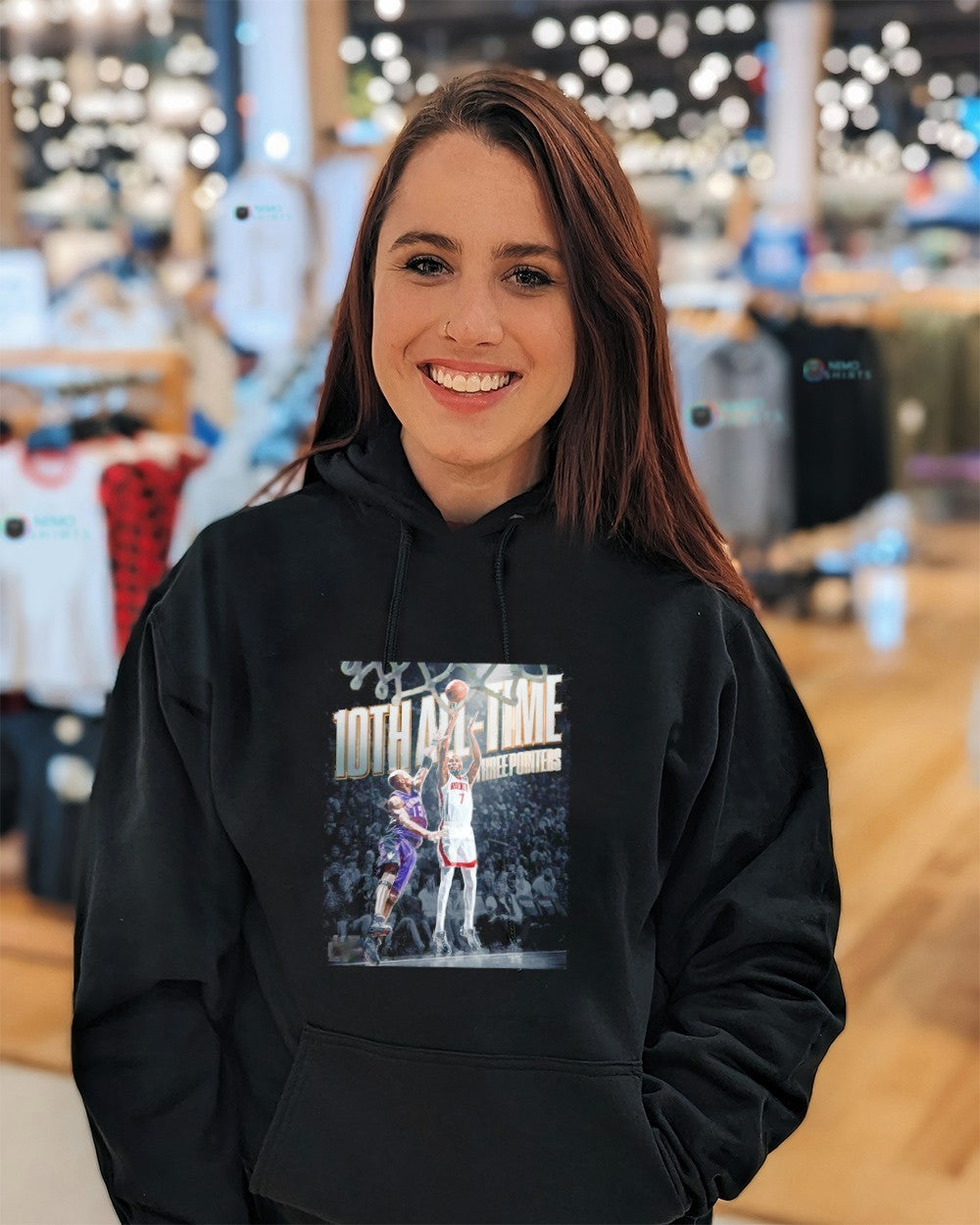 Kevin Durant surpasses Vince Carter for 10th all-time - Adult & Kids T-Shirts, Sweatshirts & Hoodies apparel design preview 3