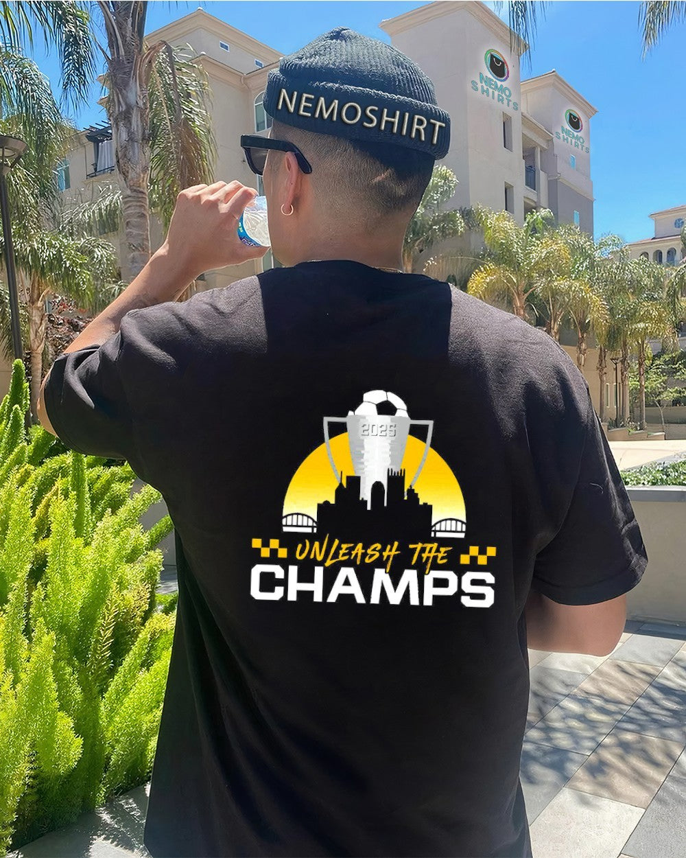 Unleash the champs 2025 trophy - Adult & Kids T-Shirts, Sweatshirts & Hoodies apparel design preview 4