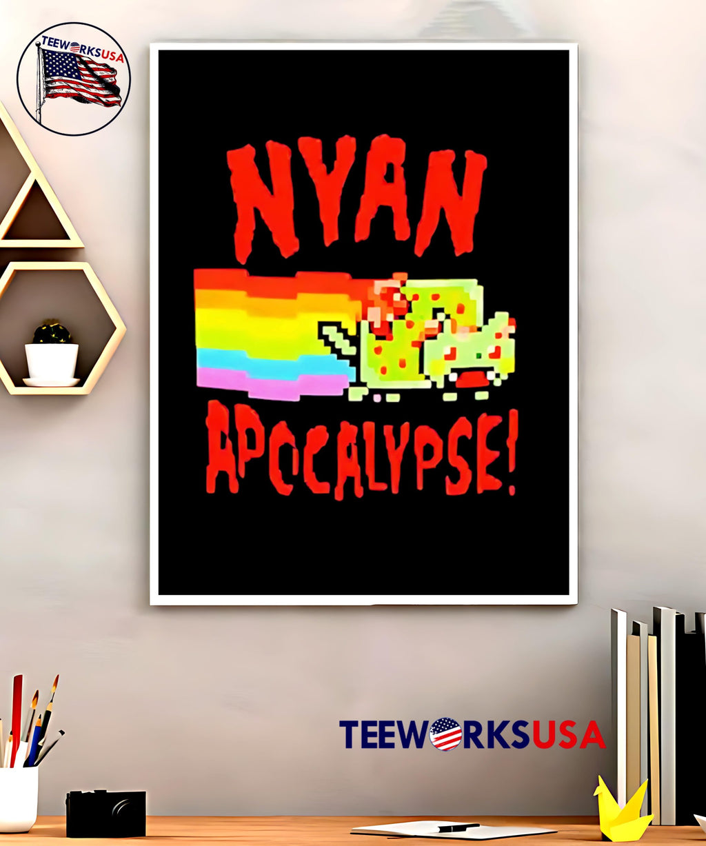 Nyan Apocalypse - Adult & Kids T-Shirts, Sweatshirts & Hoodies apparel design preview 5