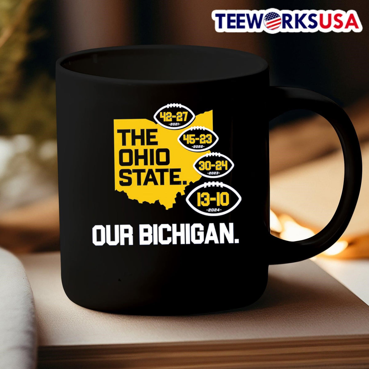 The Ohio State our Bichigan 2024 - Adult & Kids T-Shirts, Sweatshirts & Hoodies apparel design preview 3