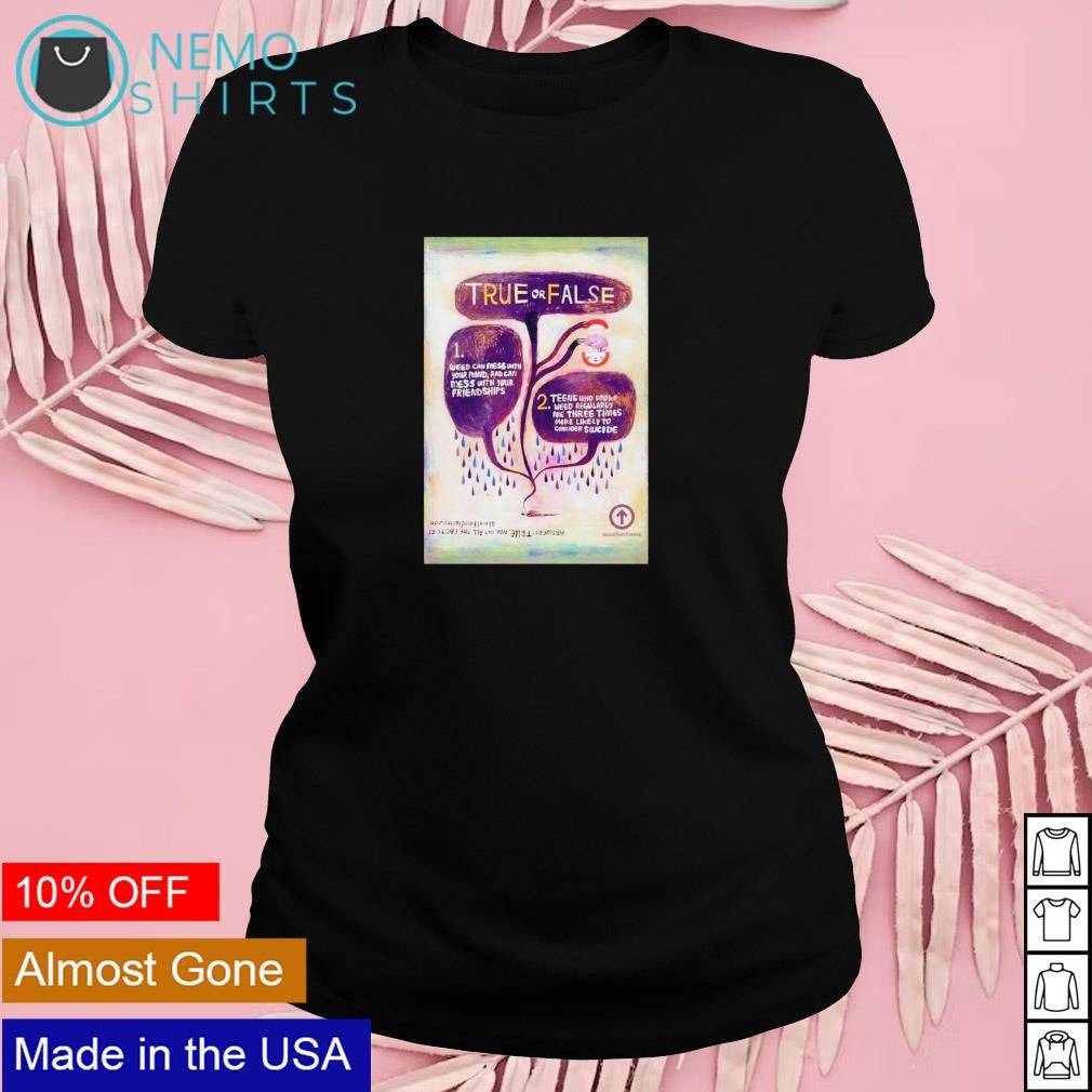 Weed suicide true oe false - Adult & Kids T-Shirts, Sweatshirts & Hoodies apparel design preview 4