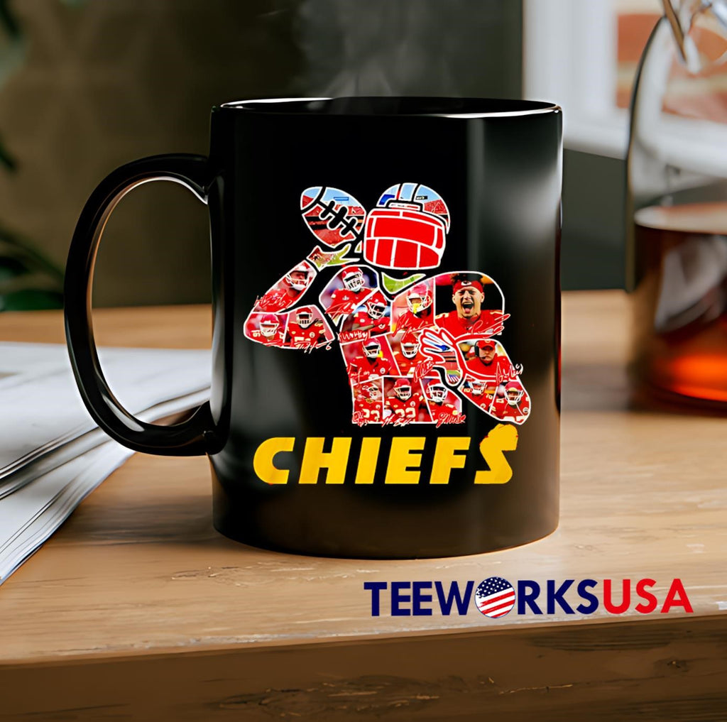 Kansas City Chiefs 2025 New Design face - Adult & Kids T-Shirts, Sweatshirts & Hoodies apparel design preview 2