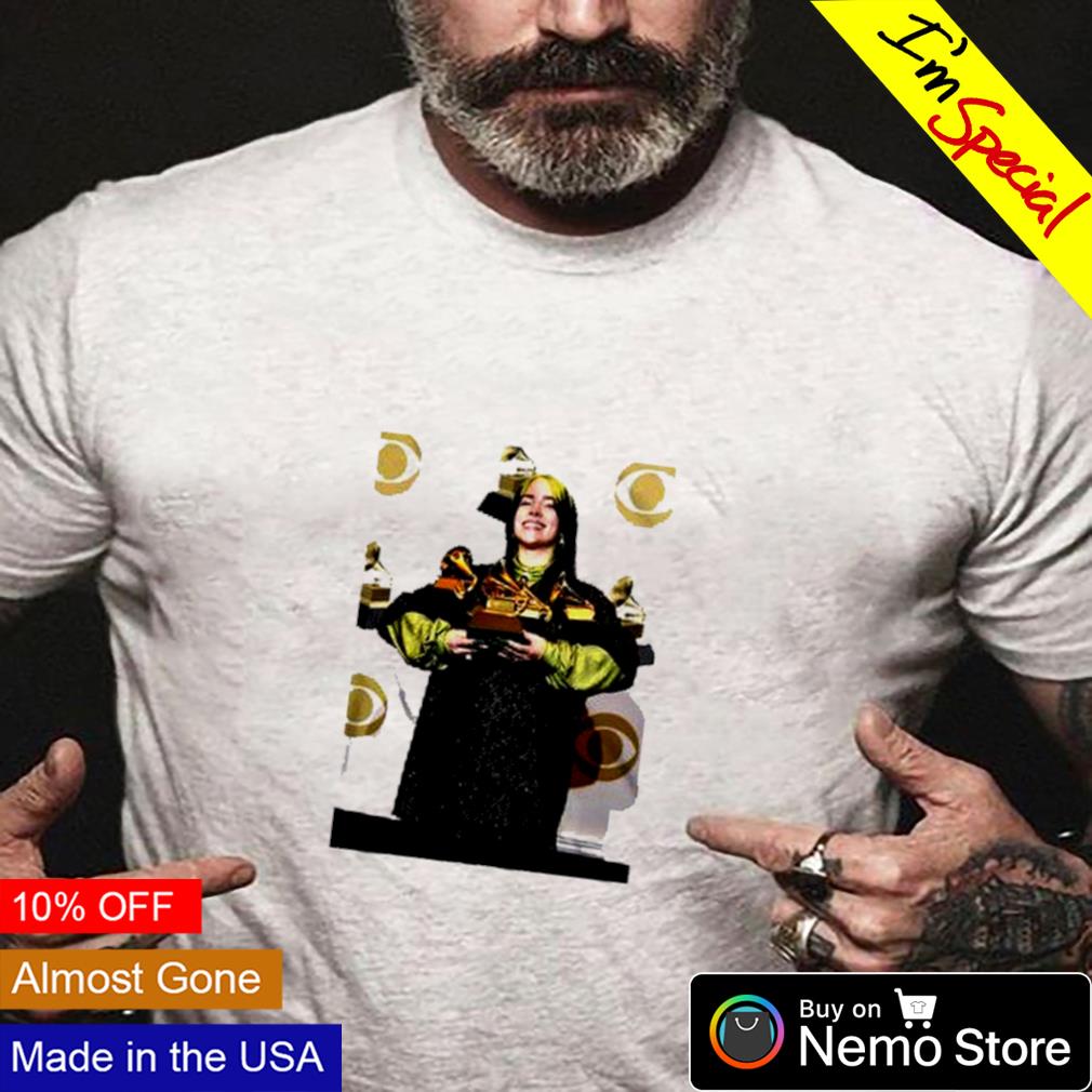 Billie Eilish Wins Grammy 2022 - Adult & Kids T-Shirts, Sweatshirts & Hoodies apparel design preview 4