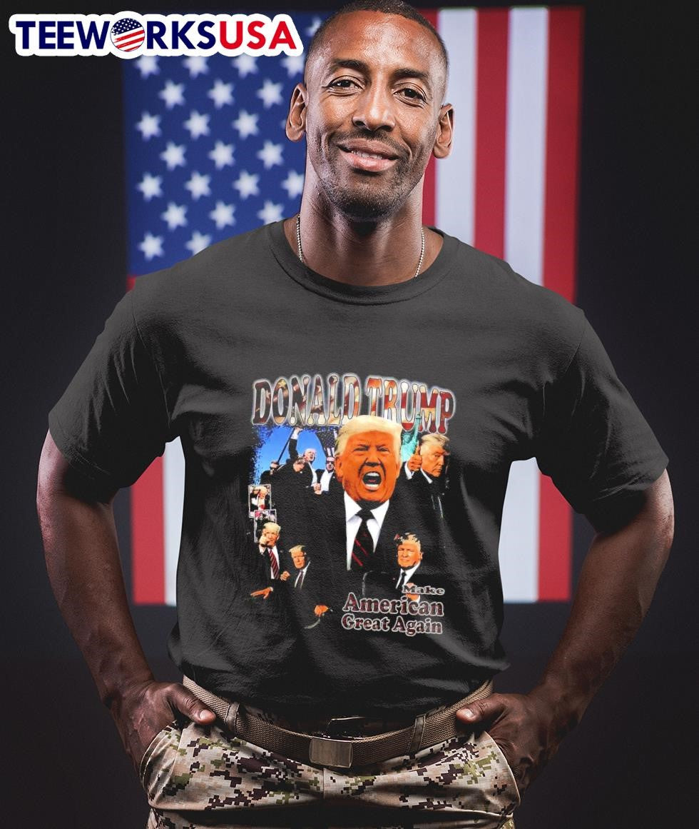 Donald Trump make American great again graphic - Adult & Kids T-Shirts, Sweatshirts & Hoodies apparel design preview 1