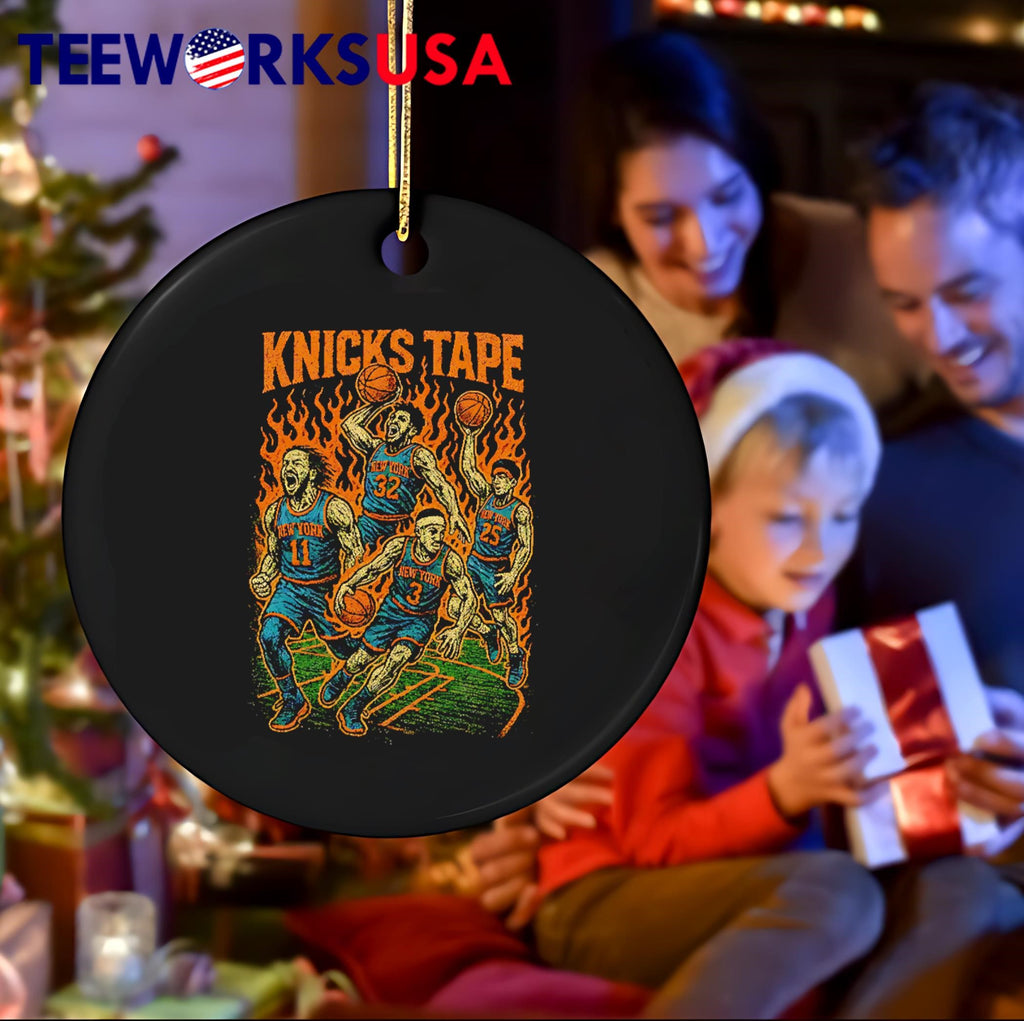 Knicks Tape Inferno heat - Adult & Kids T-Shirts, Sweatshirts & Hoodies apparel design preview 4