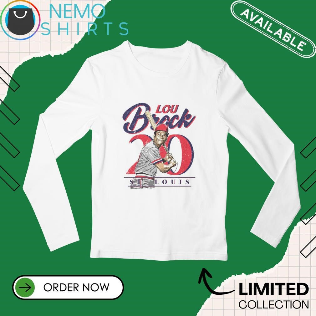Lou Brock St Louis Cardinals vintage - Adult & Kids T-Shirts, Sweatshirts & Hoodies apparel design preview 3