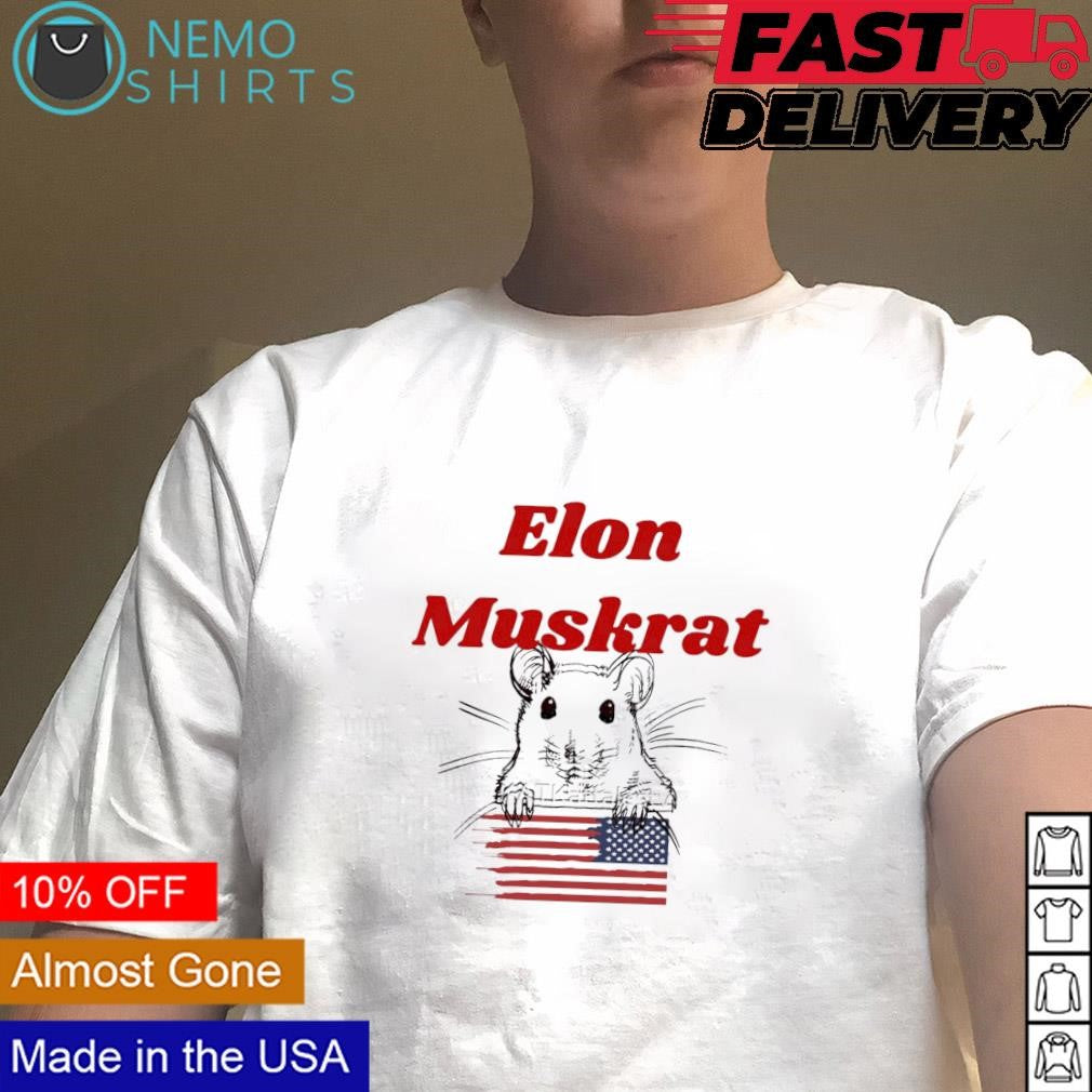 Elon Muskrat US flag - Adult & Kids T-Shirts, Sweatshirts & Hoodies apparel design preview 4