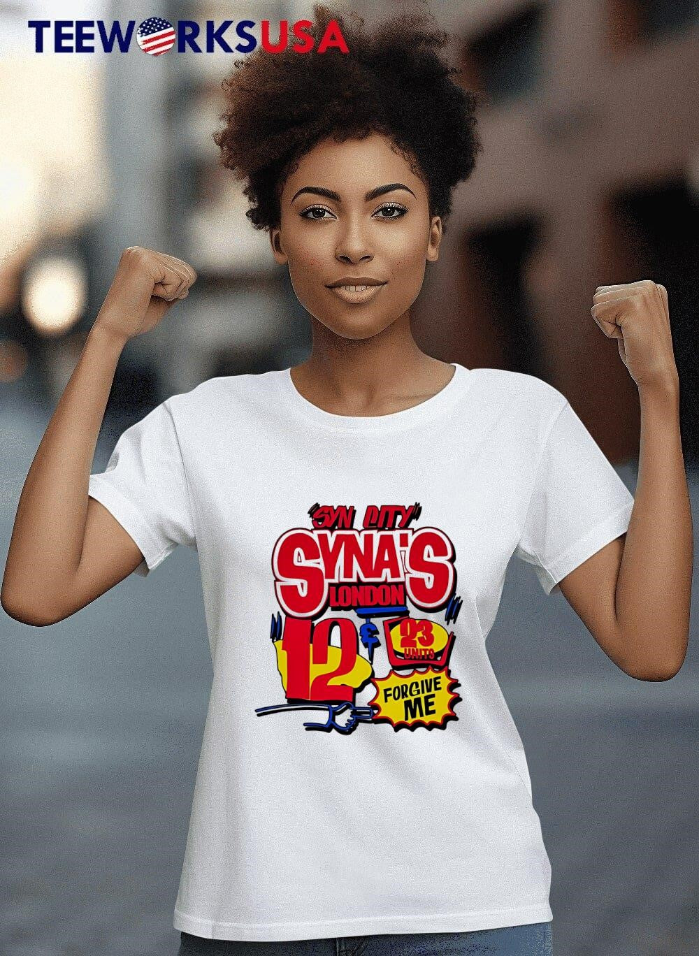 Syn City Syna London forgive me - Adult & Kids T-Shirts, Sweatshirts & Hoodies apparel design preview 8
