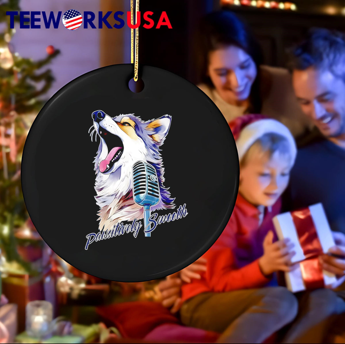 Wolf Pawsitively Smooth - Adult & Kids T-Shirts, Sweatshirts & Hoodies apparel design preview 4