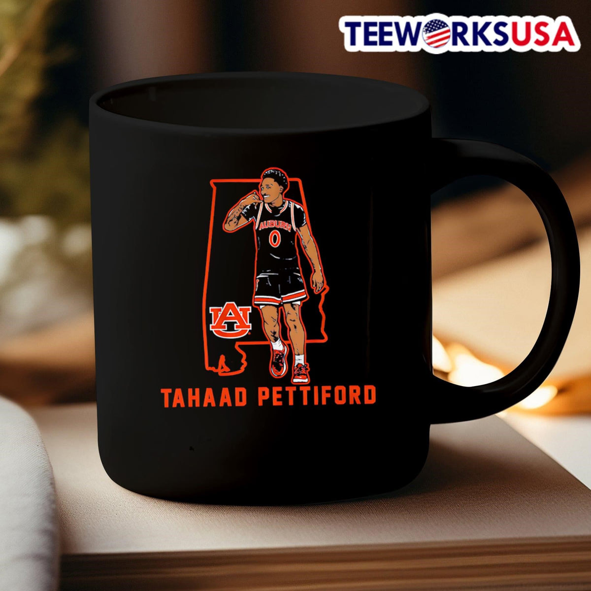 Tahaad Pettiford State Star Auburn basketball - Adult & Kids T-Shirts, Sweatshirts & Hoodies apparel design preview 3
