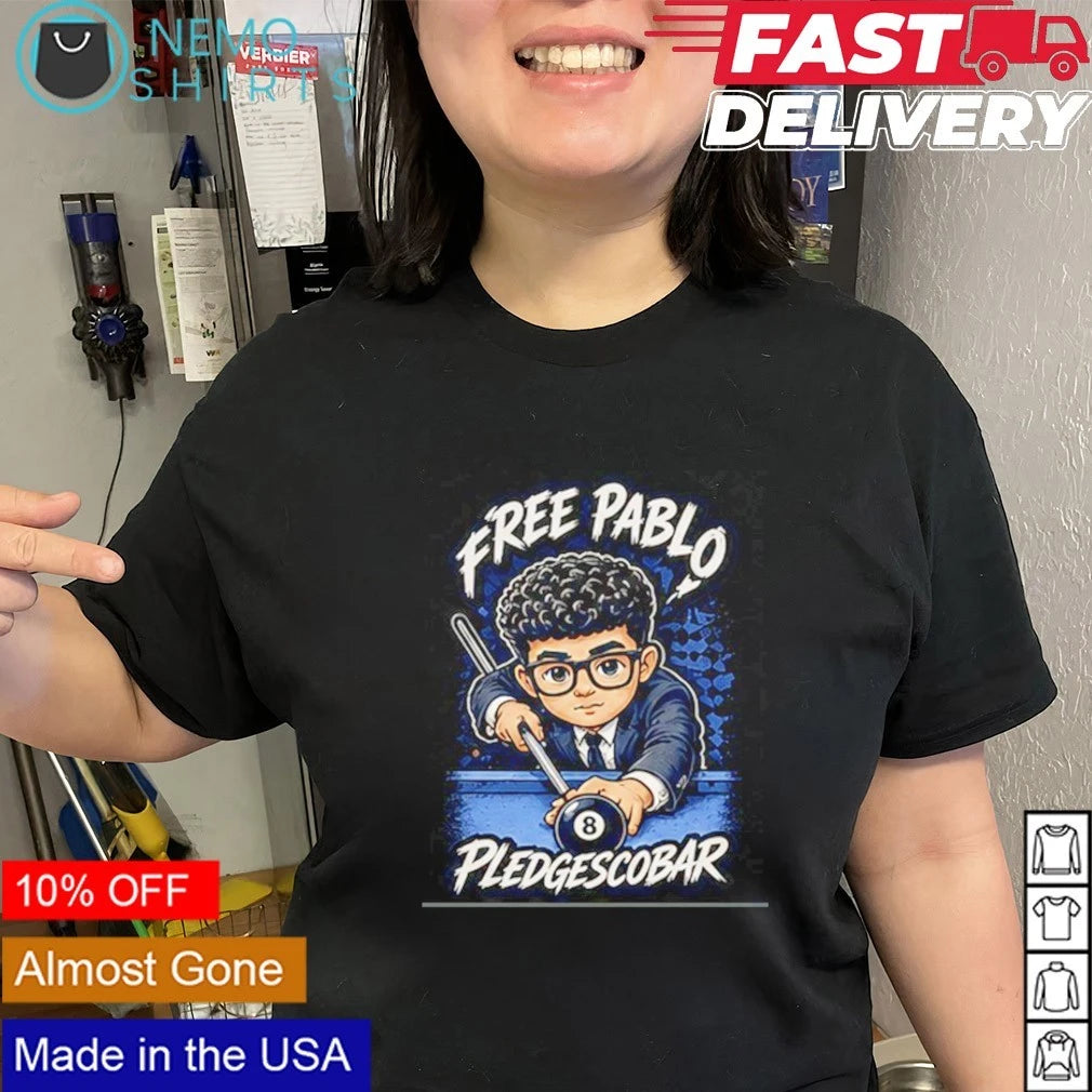 Free Pablo Pledgescobar 8 Ball Billiards chibi - Adult & Kids T-Shirts, Sweatshirts & Hoodies apparel design preview 2