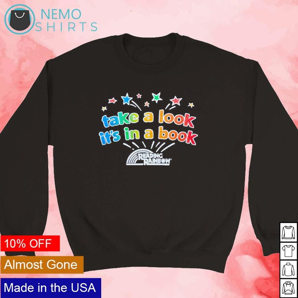 Reading Rainbow take a look it's in book - Adult & Kids T-Shirts, Sweatshirts & Hoodies product image 3