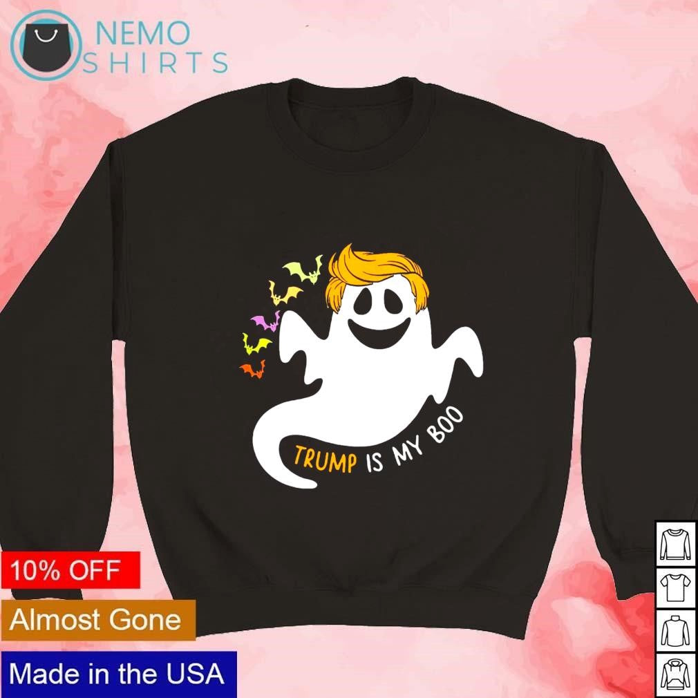 Trump is my boo Halloween bats - Adult & Kids T-Shirts, Sweatshirts & Hoodies apparel design preview 3