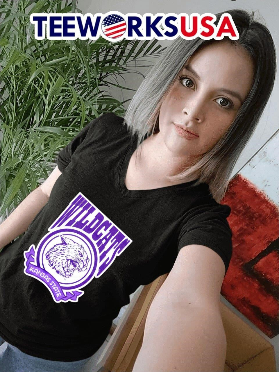 Kansas State Wildcats Cola logo retro - Adult & Kids T-Shirts, Sweatshirts & Hoodies apparel design preview 4