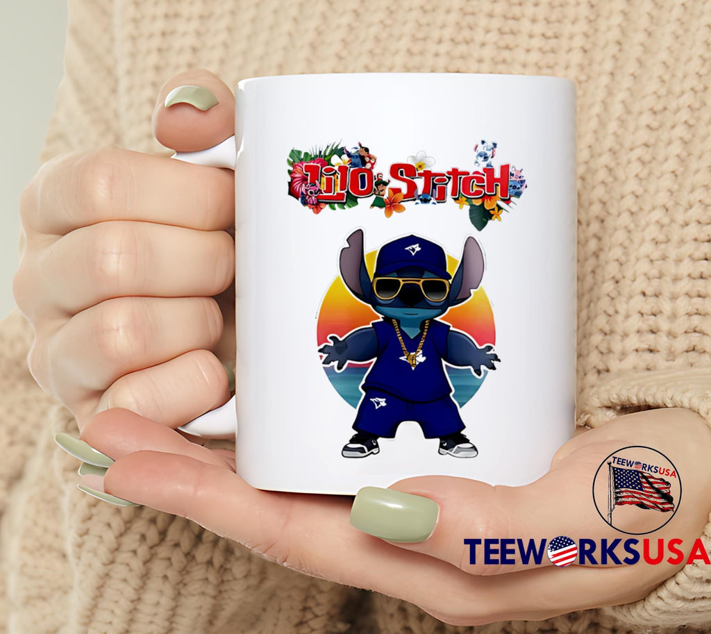 Toronto blue jays x lilo and stitch baseball - Adult & Kids T-Shirts, Sweatshirts & Hoodies apparel design preview 6
