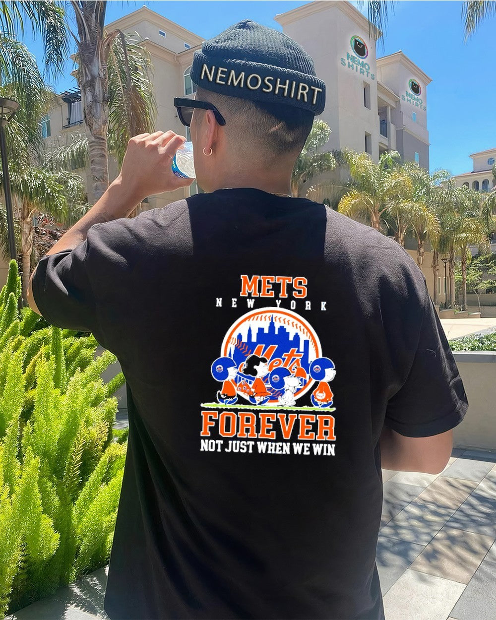 New York Mets forever not just when we win Peanuts - Adult & Kids T-Shirts, Sweatshirts & Hoodies apparel design preview 4