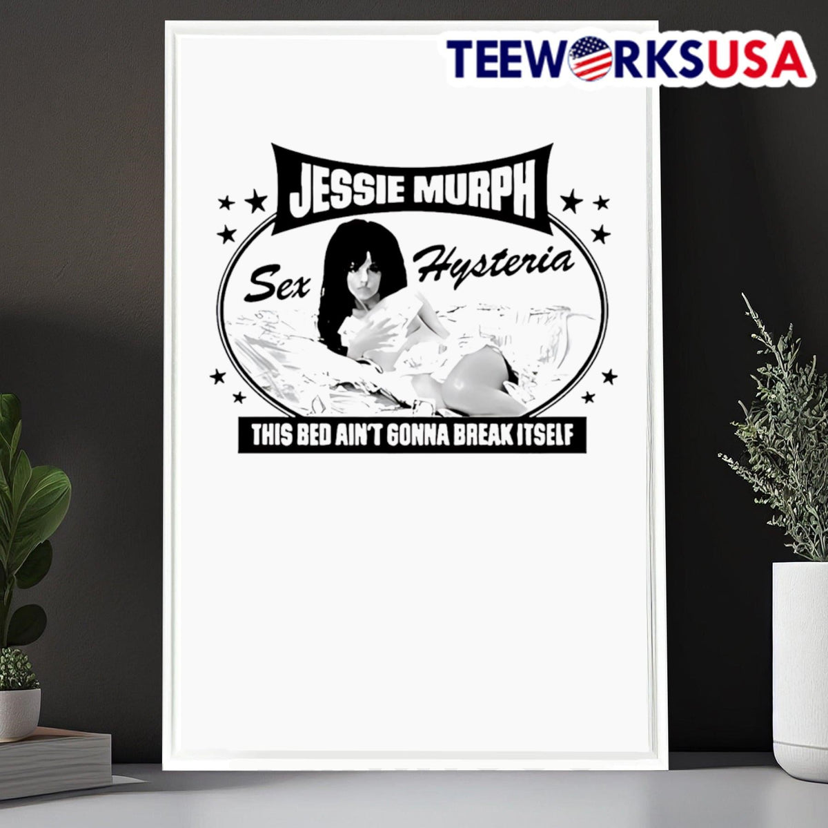 Jessie Murph This Bed Ain't Gonna Break Itself 2025 - Adult & Kids T-Shirts, Sweatshirts & Hoodies apparel design preview 6