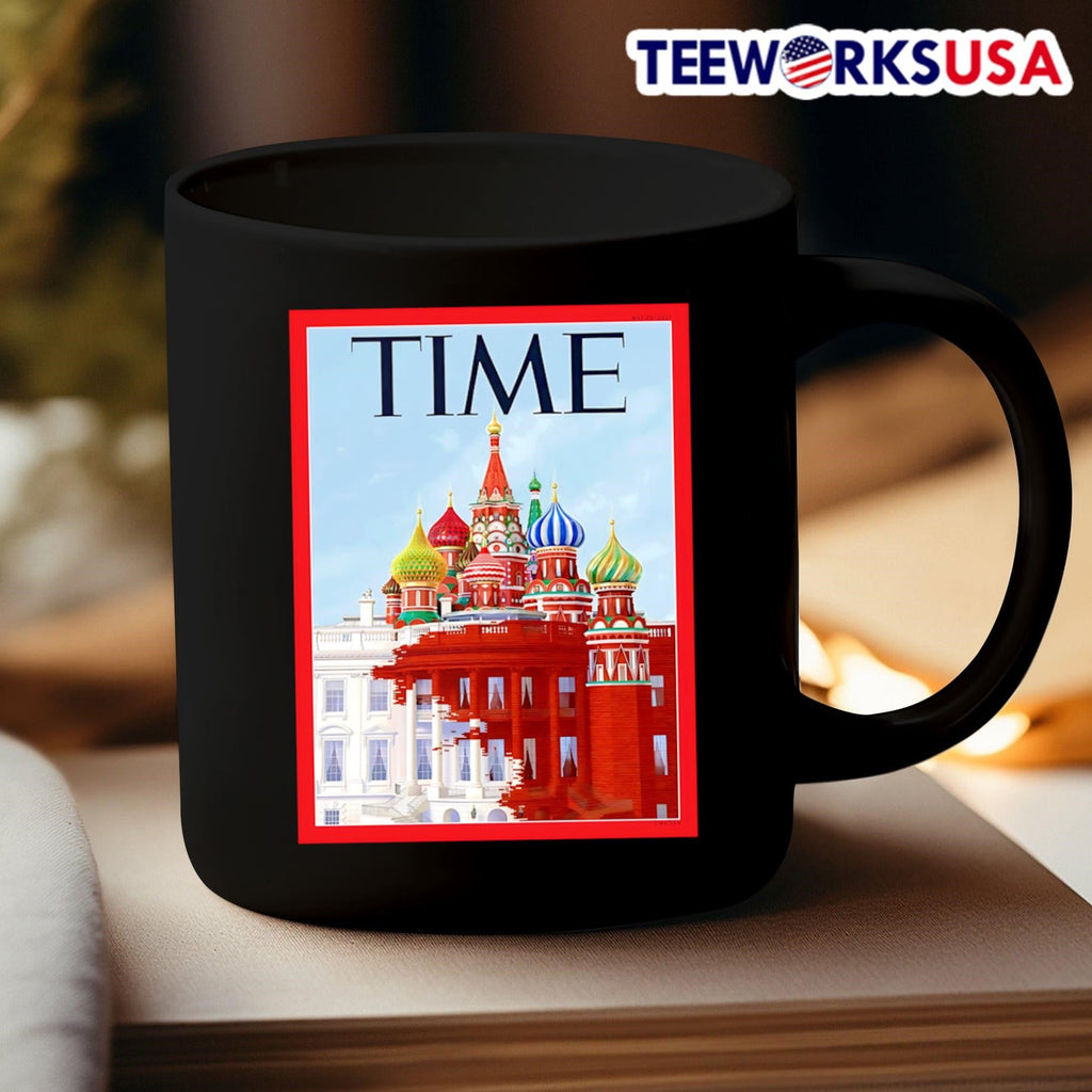 Time magazine White House x Moscow castle - Adult & Kids T-Shirts, Sweatshirts & Hoodies apparel design preview 3