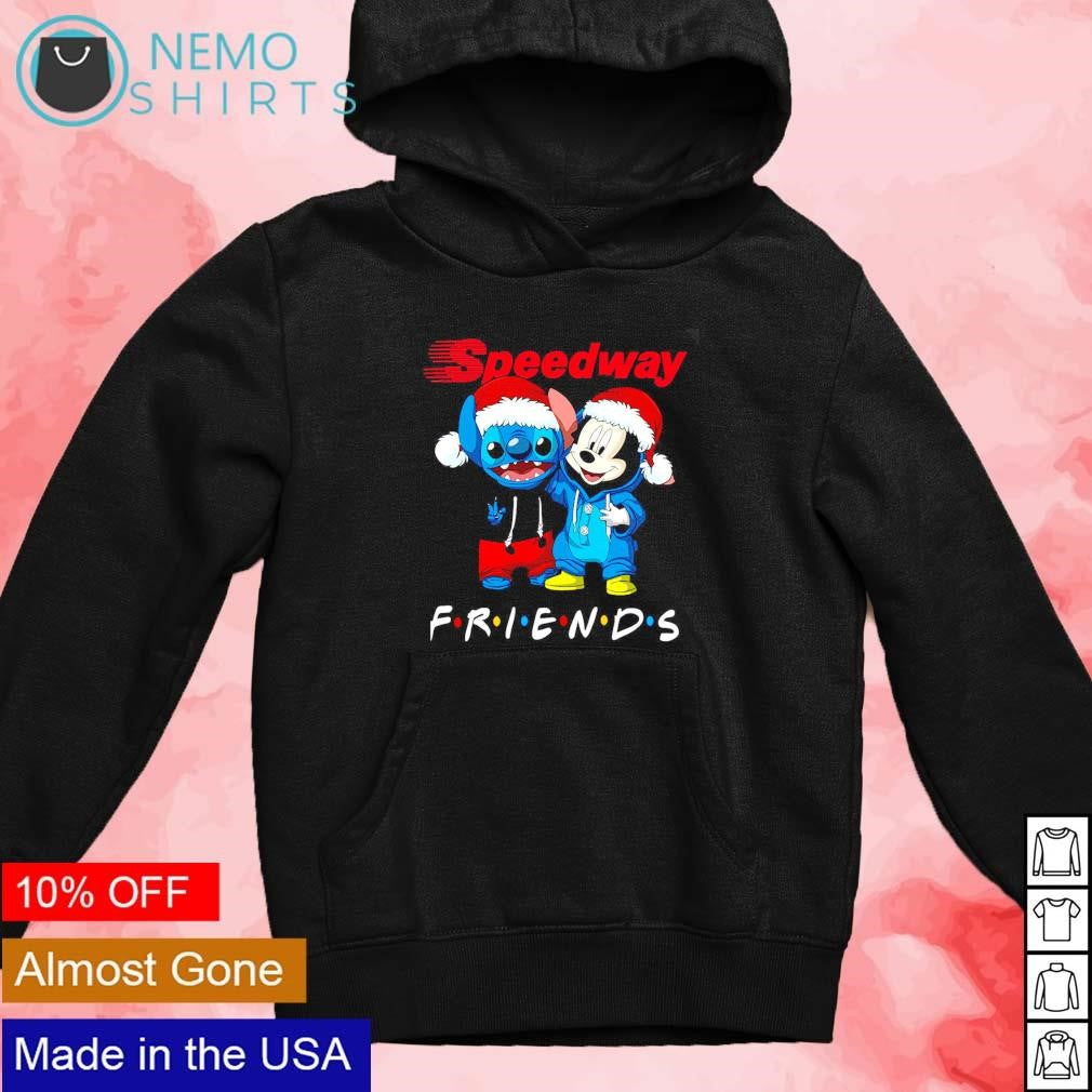 Santa Stitch and Mickey mouse Speedway friends - Adult & Kids T-Shirts, Sweatshirts & Hoodies apparel design preview 2