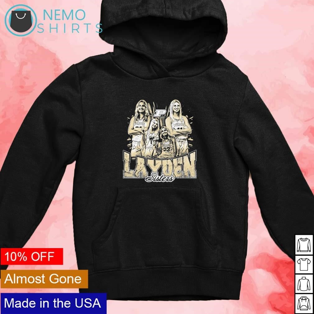 Purdue Layden Sisters - Adult & Kids T-Shirts, Sweatshirts & Hoodies apparel design preview 4