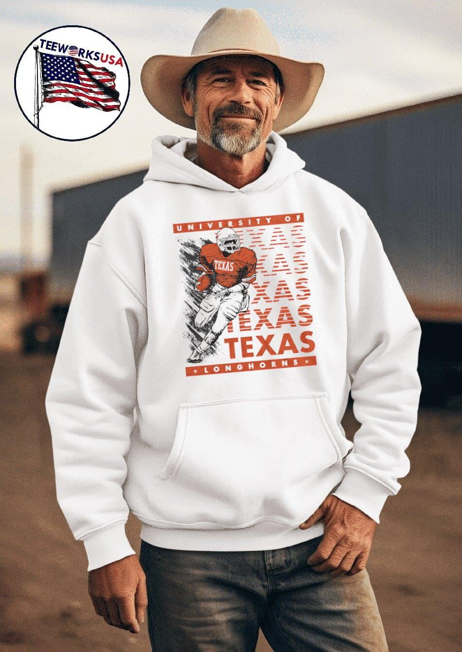 Texas Longhorns football 1990s - Adult & Kids T-Shirts, Sweatshirts & Hoodies apparel design preview 2