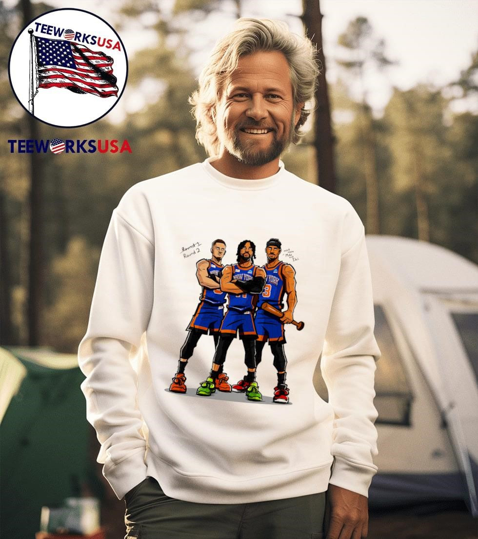 New York Knicks Nova boys round 2 - Adult & Kids T-Shirts, Sweatshirts & Hoodies apparel design preview 3