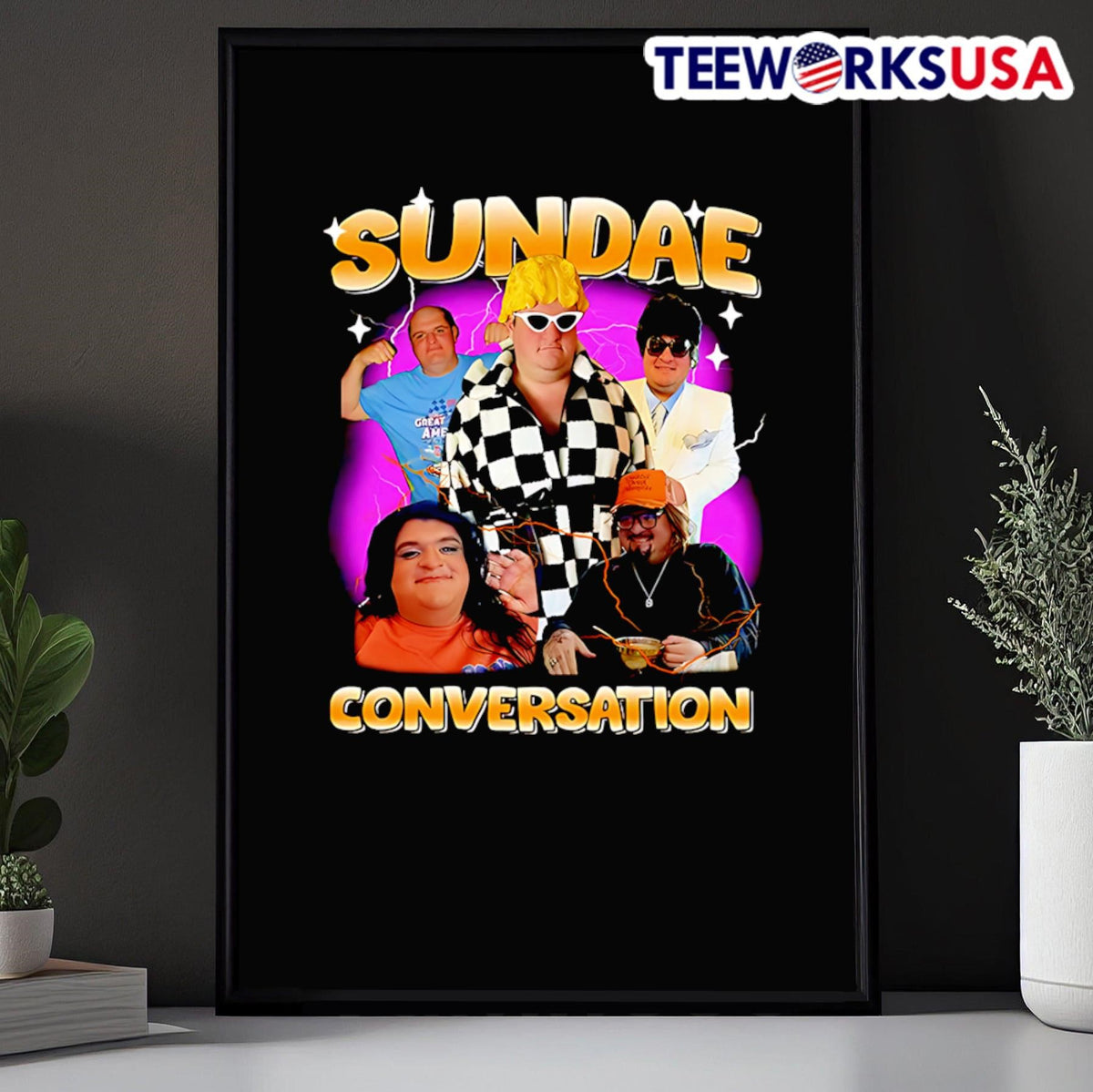 Sundae Conversation Glenny Balls - Adult & Kids T-Shirts, Sweatshirts & Hoodies apparel design preview 5