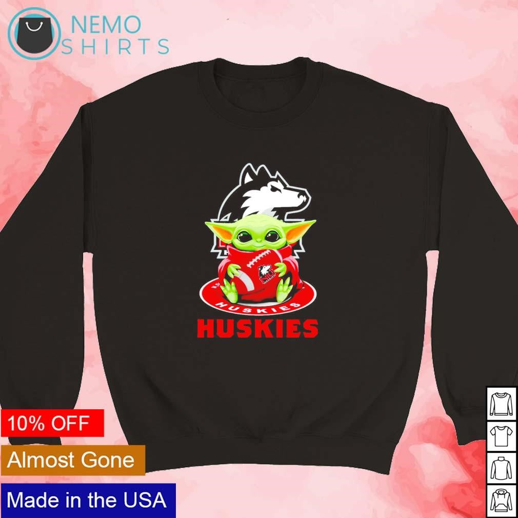 Baby Yoda Northern Illinois Huskies - Adult & Kids T-Shirts, Sweatshirts & Hoodies apparel design preview 3