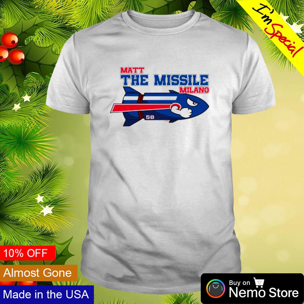 Matt the Missile Milano Buffalo Bills mafia - Adult & Kids T-Shirts, Sweatshirts & Hoodies apparel design preview 1