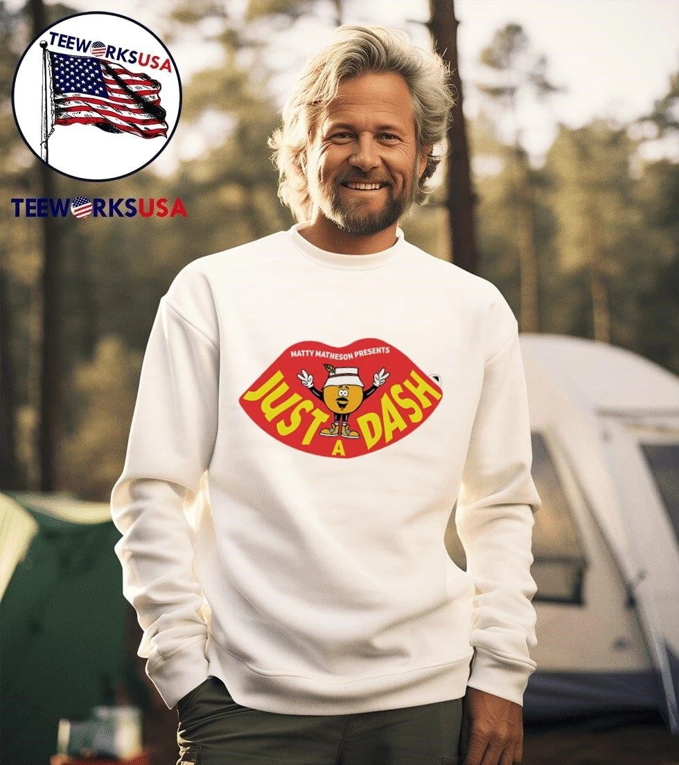 Matty Matheson Presents Just A Dash Character - Adult & Kids T-Shirts, Sweatshirts & Hoodies apparel design preview 3