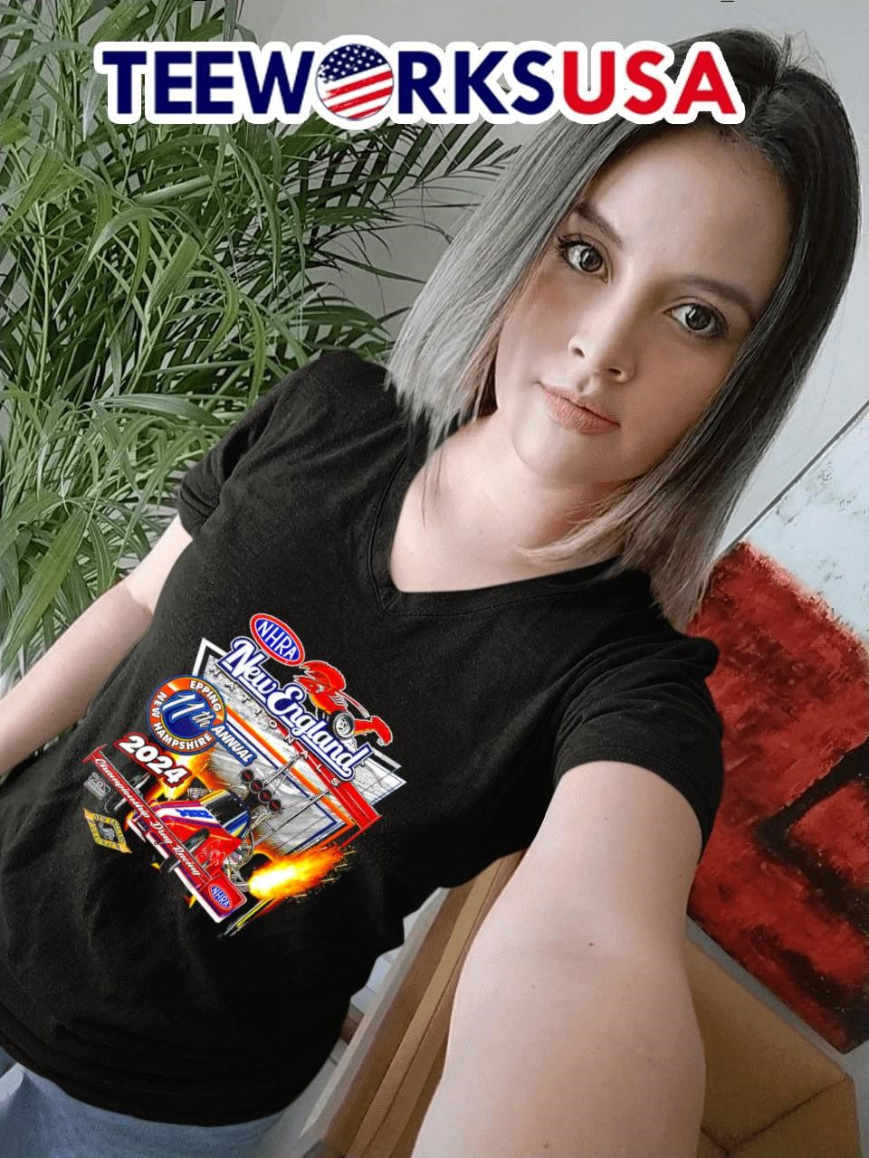 NHRA New England nationals 11th annual epping - Adult & Kids T-Shirts, Sweatshirts & Hoodies apparel design preview 4
