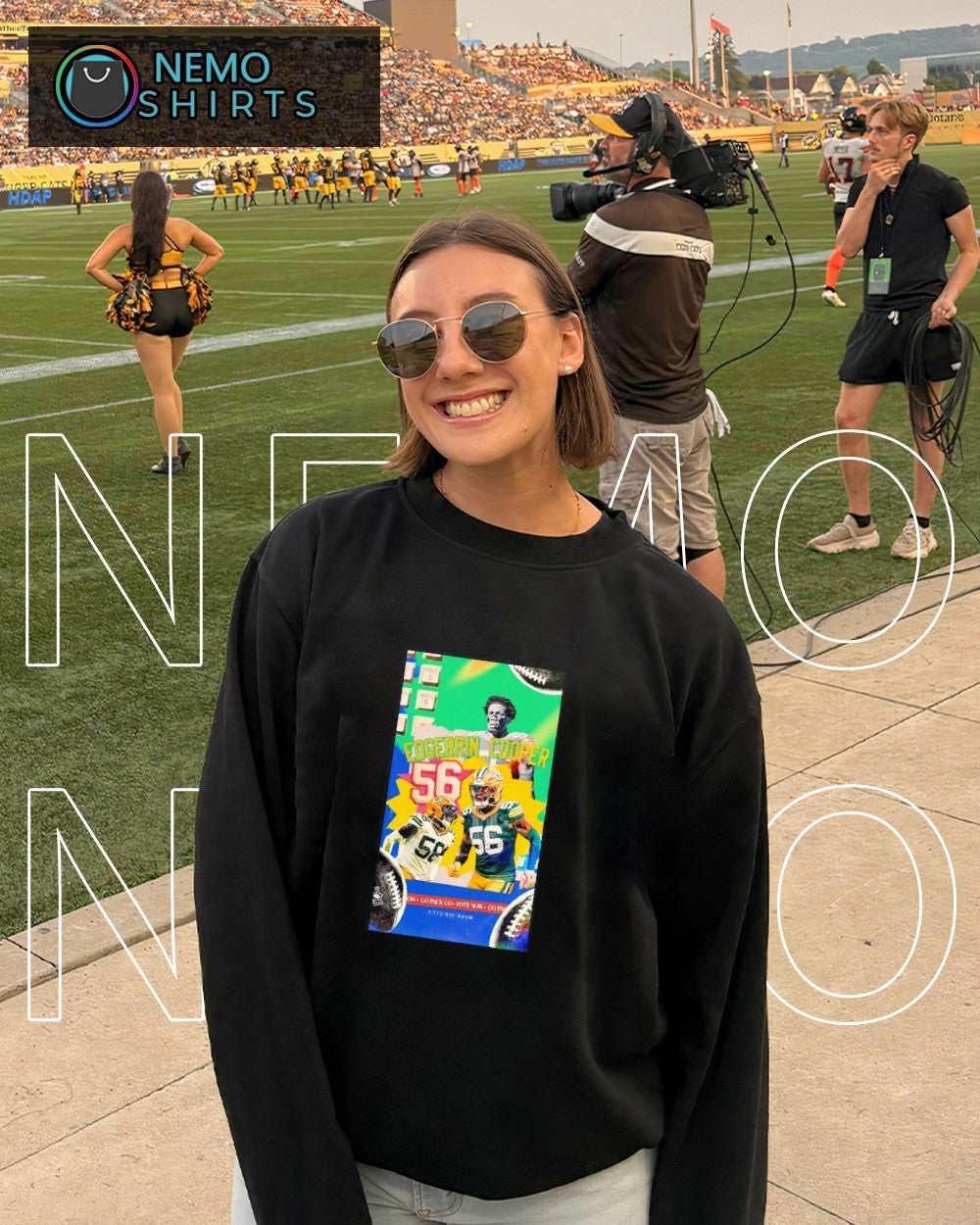 Edgerrin Cooper Green Bay Packers no 56 go pack - Adult & Kids T-Shirts, Sweatshirts & Hoodies apparel design preview 6