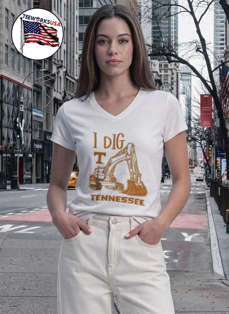 I Dig T Tennessee Excavator - Adult & Kids T-Shirts, Sweatshirts & Hoodies apparel design preview 7