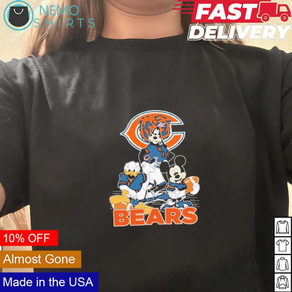 Chicago Bears Mickey Mouse Donald Duck Goofy - Adult & Kids T-Shirts, Sweatshirts & Hoodies apparel design preview 3