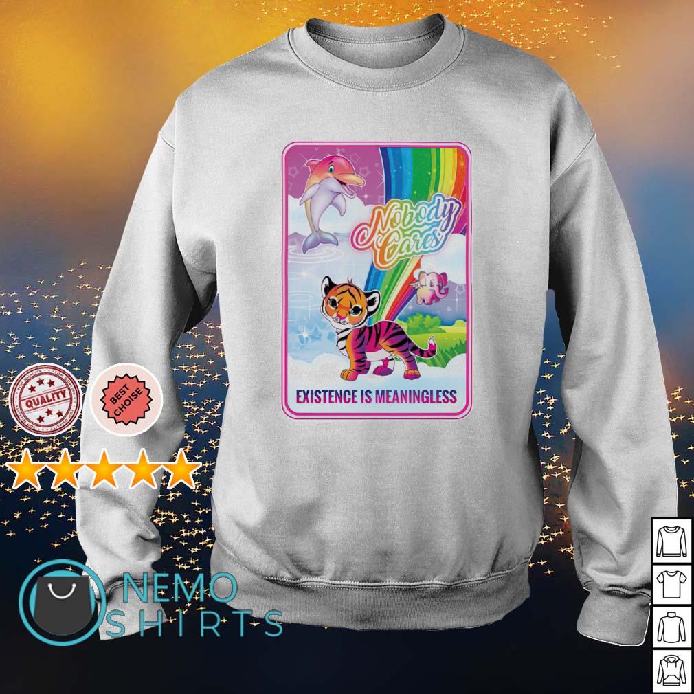 Rainbow nobody existence is meaningless - Adult & Kids T-Shirts, Sweatshirts & Hoodies apparel design preview 4