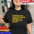 Caitlin Clark number 22 in your program 1 the record - Adult & Kids T-Shirts, Sweatshirts & Hoodies apparel design preview 1