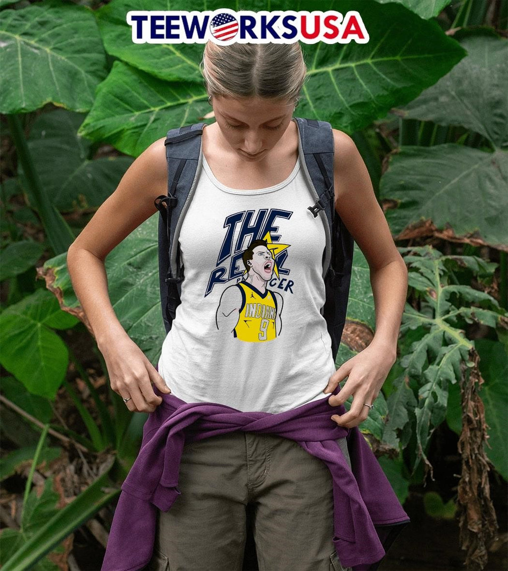The Real Pacers T. J. McConnell caricature cartoon - Adult & Kids T-Shirts, Sweatshirts & Hoodies apparel design preview 5