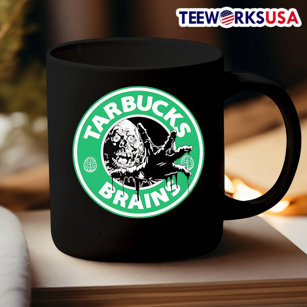 Tarbucks brains - Adult & Kids T-Shirts, Sweatshirts & Hoodies apparel design preview 3