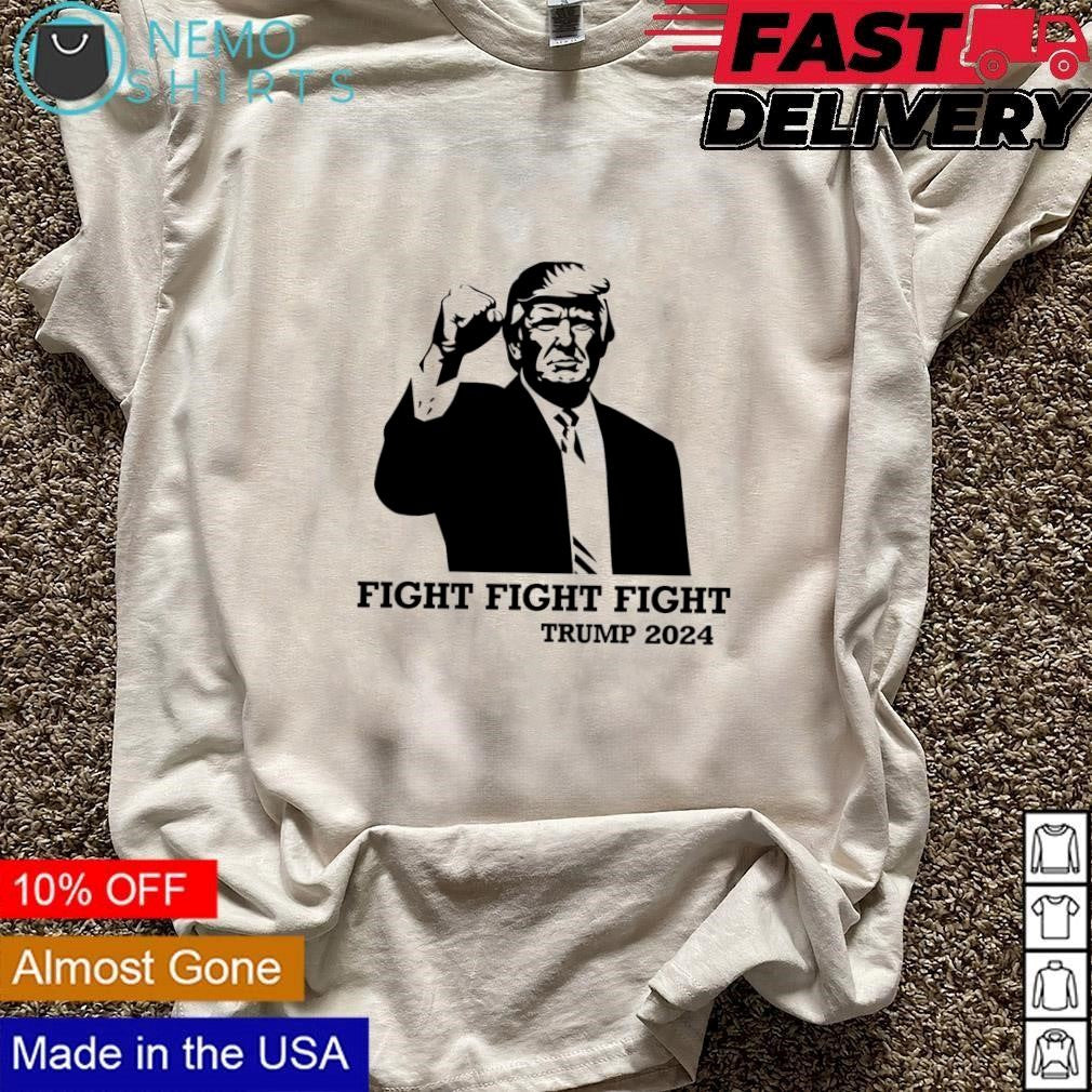 Fight Trump 2024 - Adult & Kids T-Shirts, Sweatshirts & Hoodies apparel design preview 3