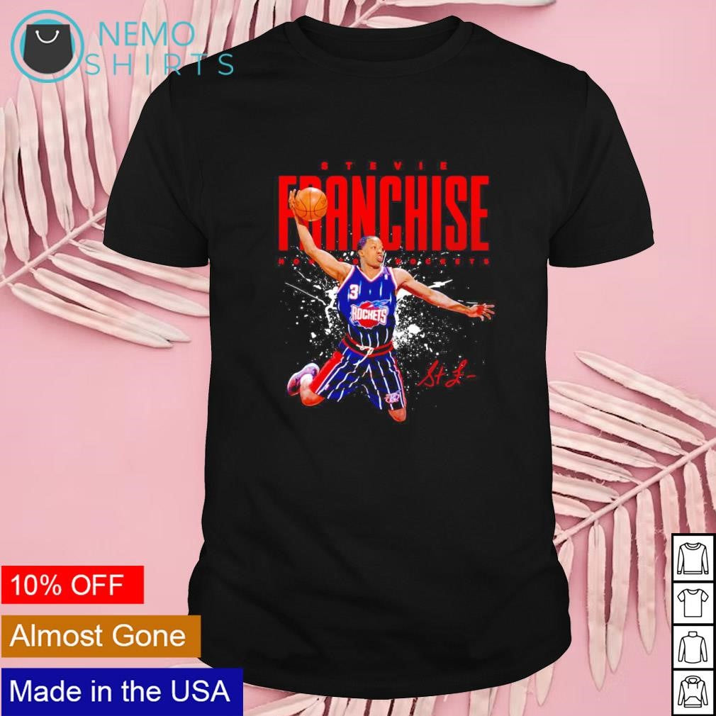 Steve Francis Houston Rockets slam dunk - Adult & Kids T-Shirts, Sweatshirts & Hoodies apparel design preview 1
