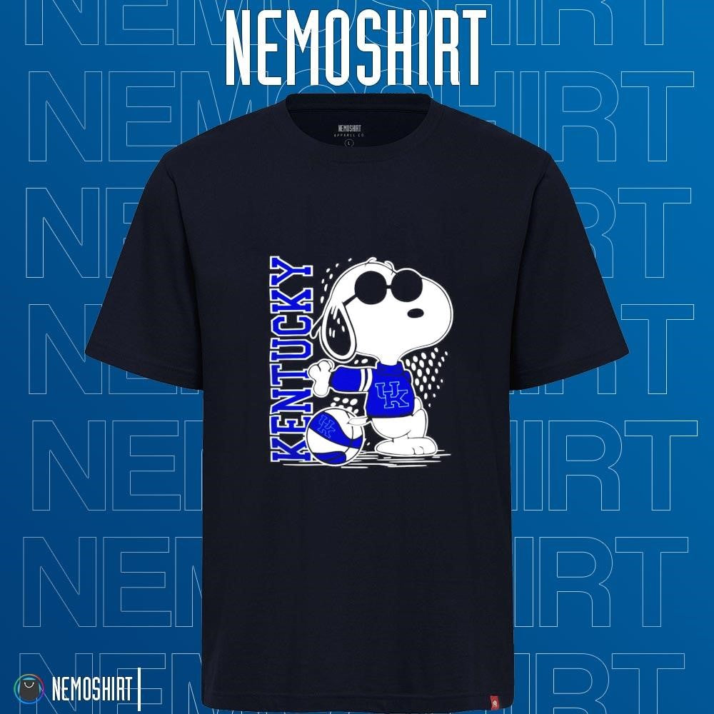 Kentucky Wildcat basketball snoopy 2025 - Adult & Kids T-Shirts, Sweatshirts & Hoodies apparel design preview 1