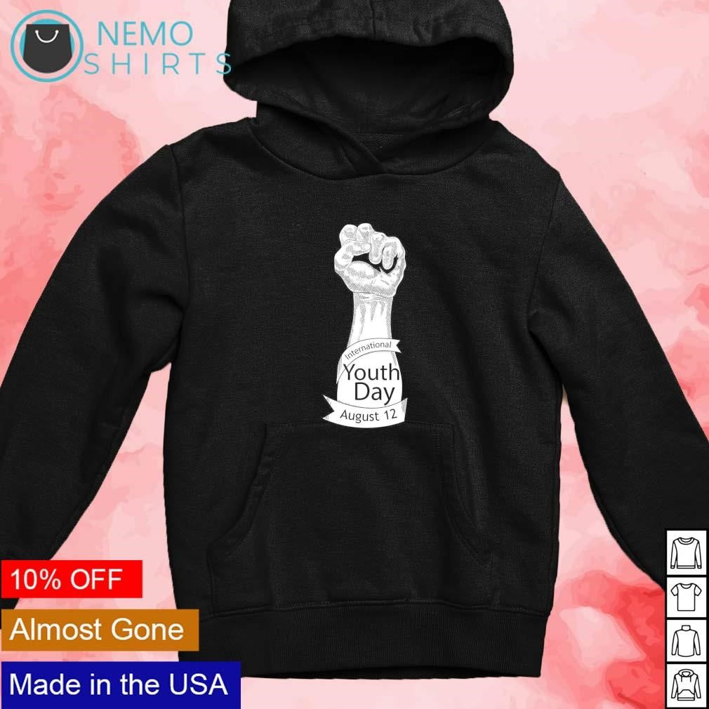 International youth day August 12 icon - Adult & Kids T-Shirts, Sweatshirts & Hoodies apparel design preview 2