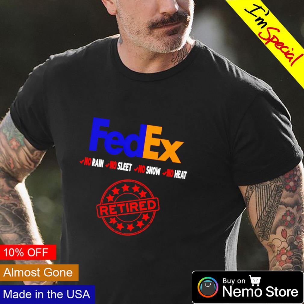 FedEx no rain sleet snow heat - Adult & Kids T-Shirts, Sweatshirts & Hoodies apparel design preview 4