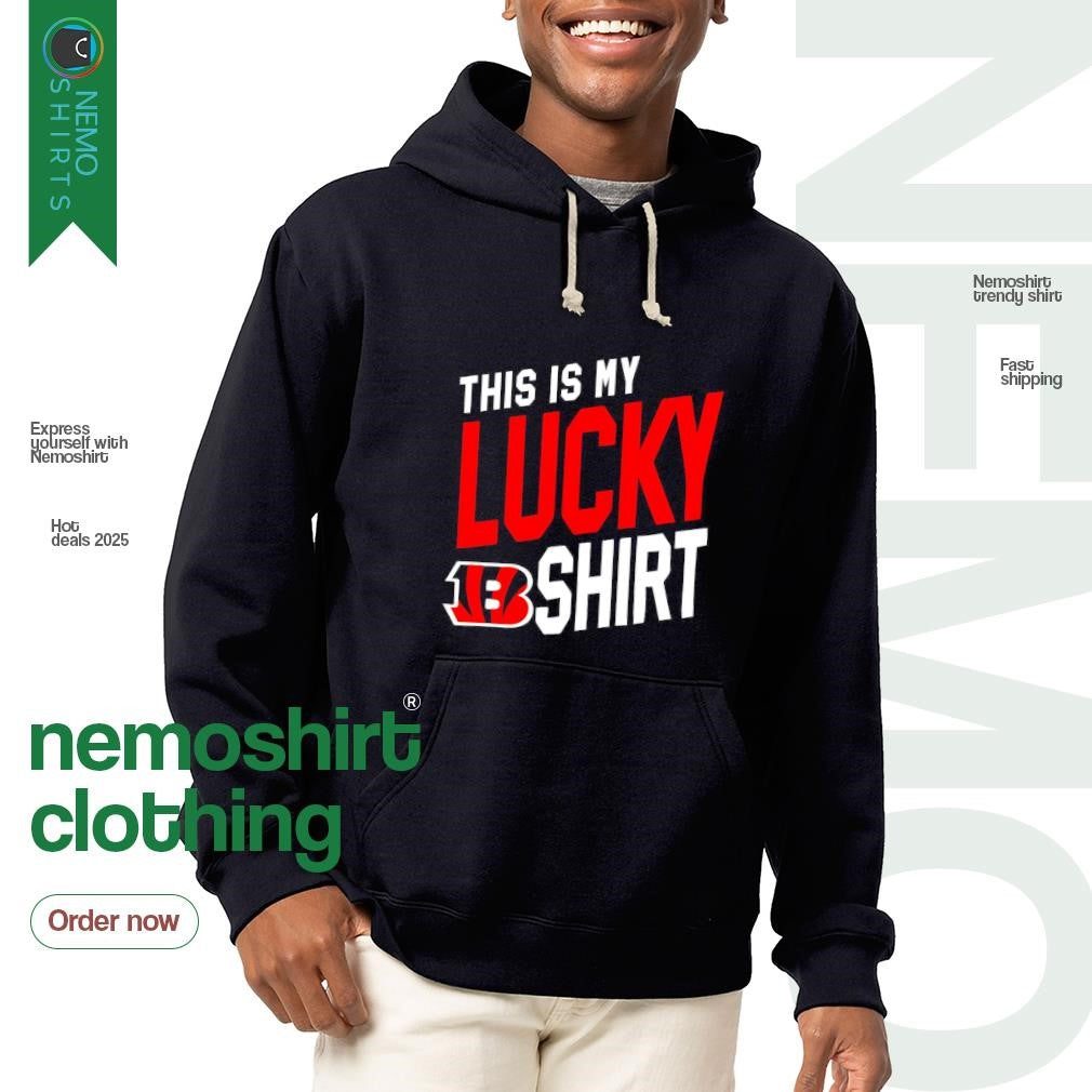 This is my lucky Cincinnati Bengals - Adult & Kids T-Shirts, Sweatshirts & Hoodies apparel design preview 2