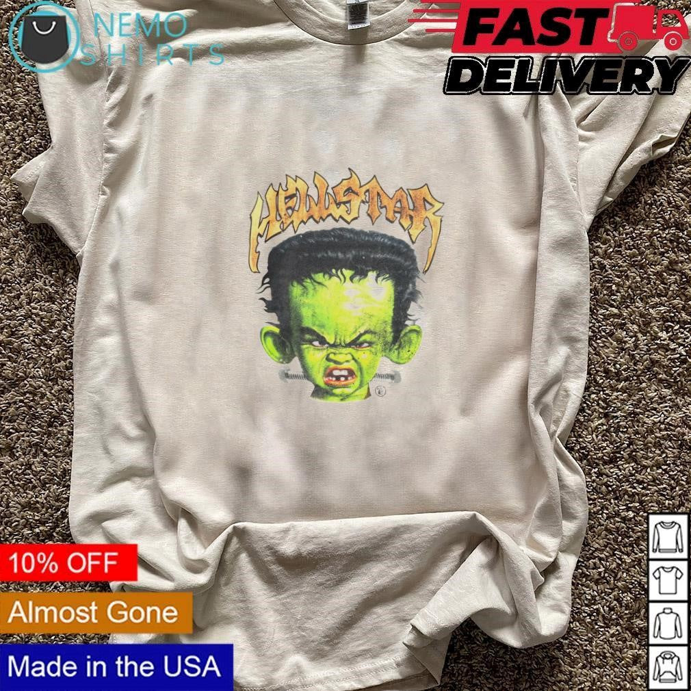 Hellstar Franken Halloween - Adult & Kids T-Shirts, Sweatshirts & Hoodies apparel design preview 3