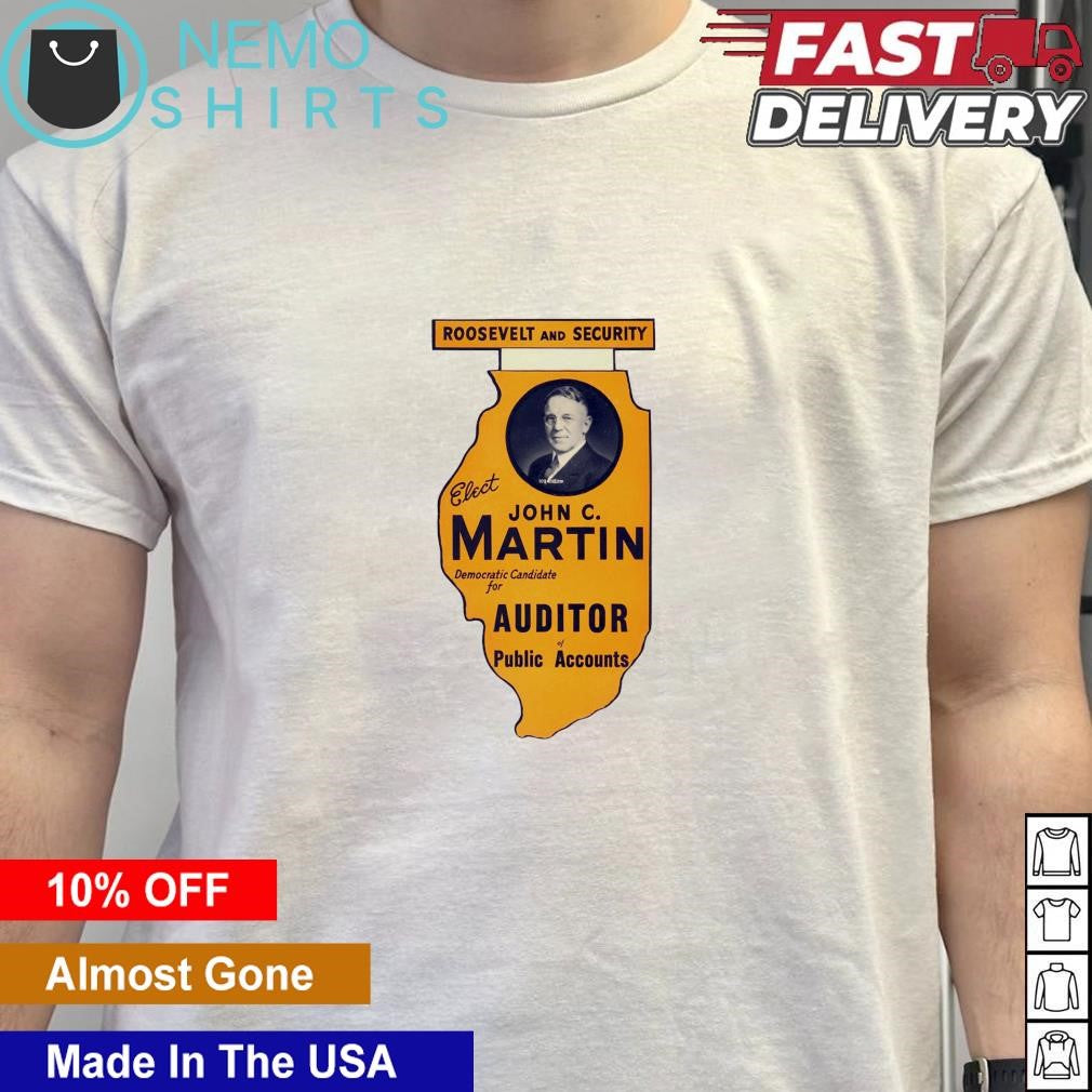 Roosevelt and security 1936 vote Democrat John C - Adult & Kids T-Shirts, Sweatshirts & Hoodies apparel design preview 5
