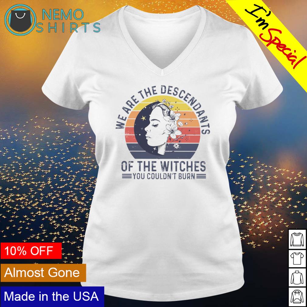 We are the descendants of witches - Adult & Kids T-Shirts, Sweatshirts & Hoodies apparel design preview 5